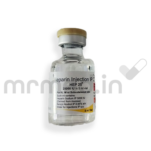 Buy Heparin 25000Iu Injection Online Uses, Price, Dosage, Instructions